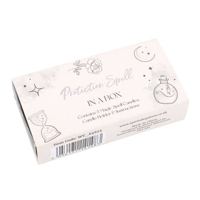 A magical protection spell in a box