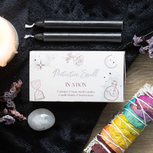 A magical protection spell in a box