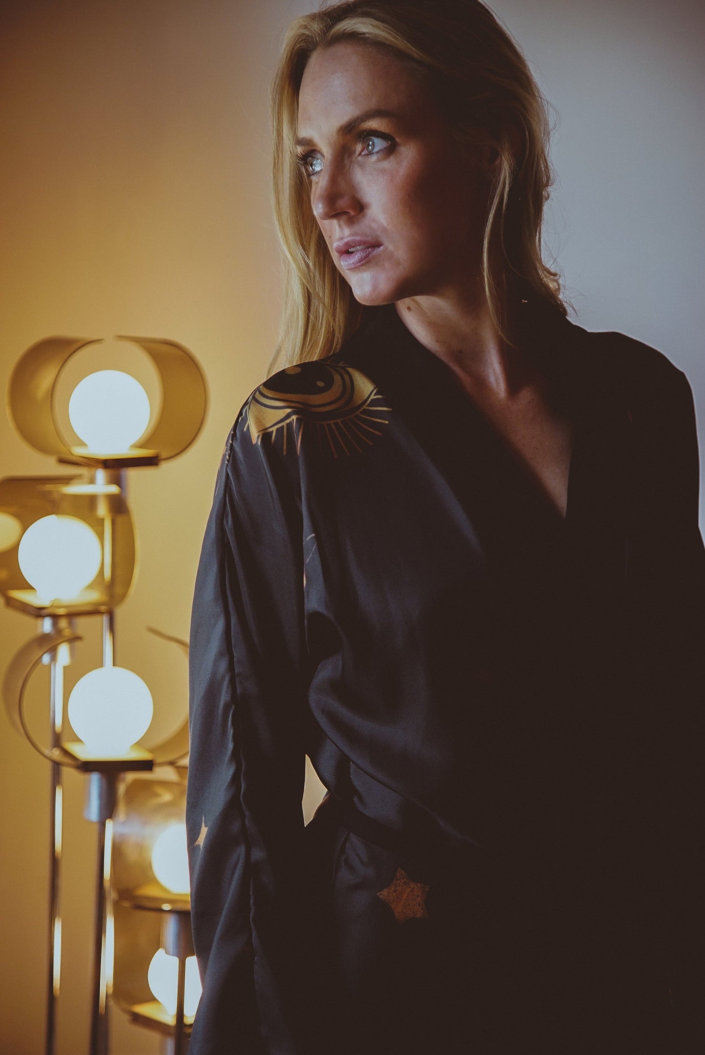 Kimono en soie The Royal Robe – Twilight, élégant et écoresponsable