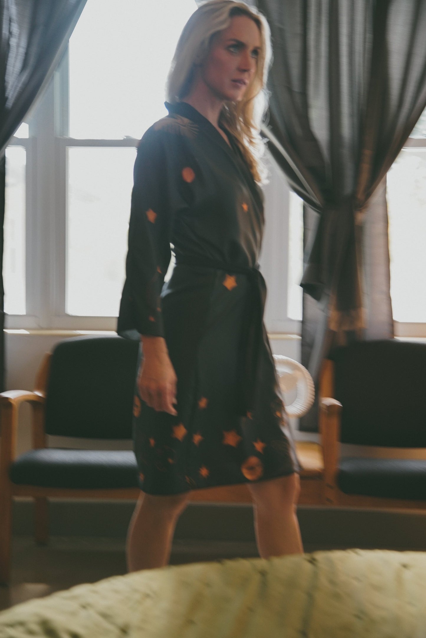 Kimono en soie The Royal Robe – Twilight, élégant et écoresponsable