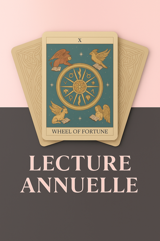 Guidance Intuitive Annuelle de 12 Mois Suivie Mensuel - Psychic Tarot Pendulum
