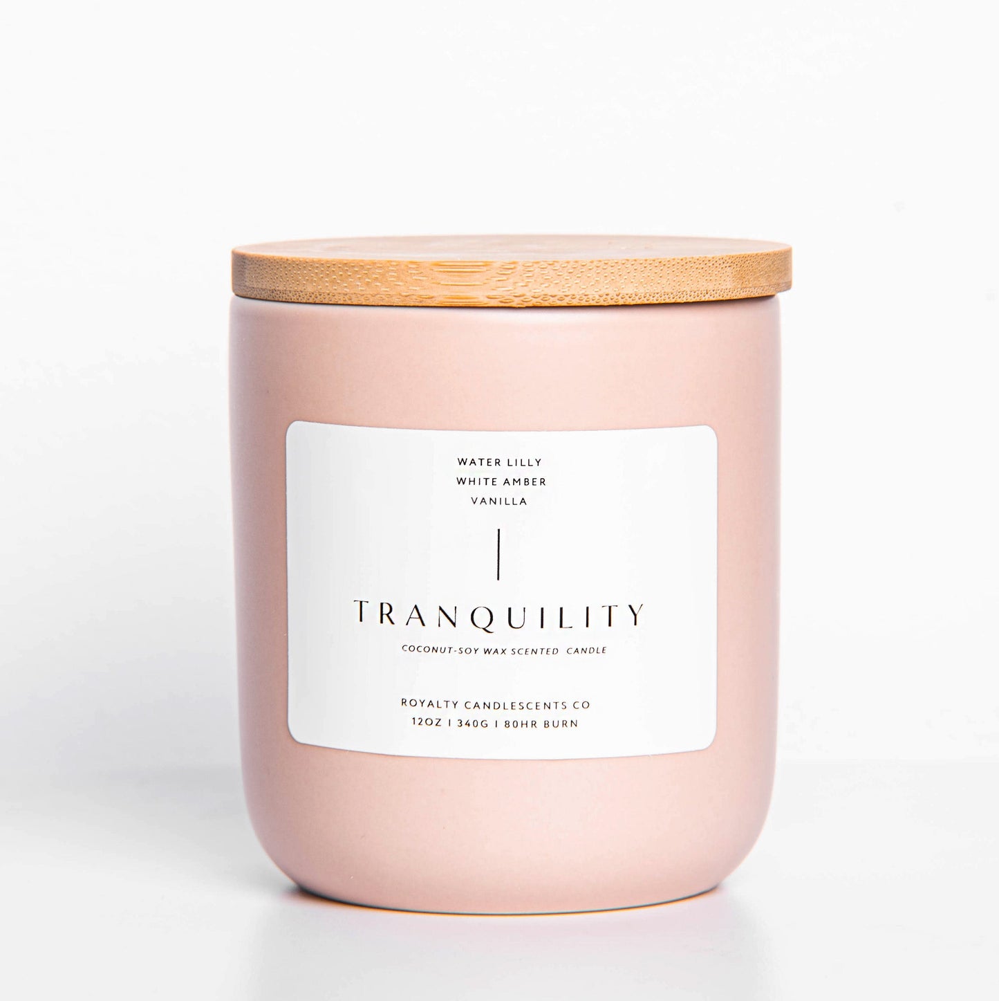 Tranquility 100% Natural Candle – Cotton Candy & Vanilla Scent