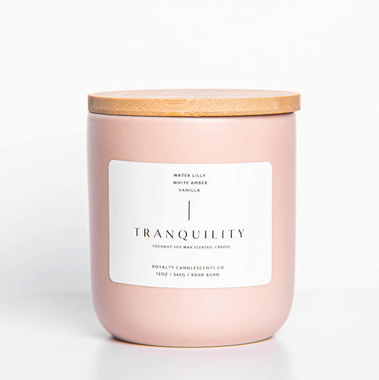 Tranquility 100% Natural Candle – Cotton Candy & Vanilla Scent