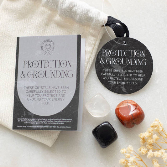 Healing Crystal Set Protection & Grounding