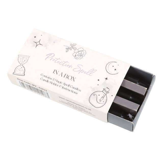 A magical protection spell in a box