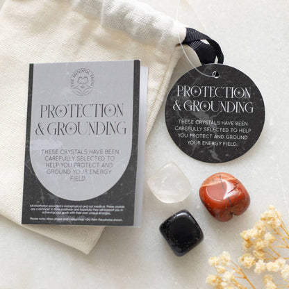 Healing Crystal Set Protection &amp; Grounding