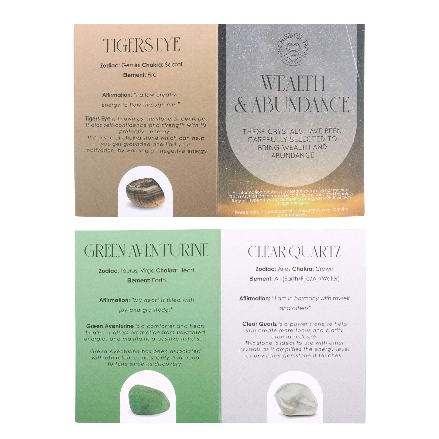 Wealth &amp; Abundance Healing Crystal Set